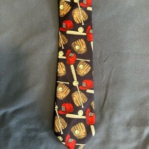 Baseball Themed Men's Tie